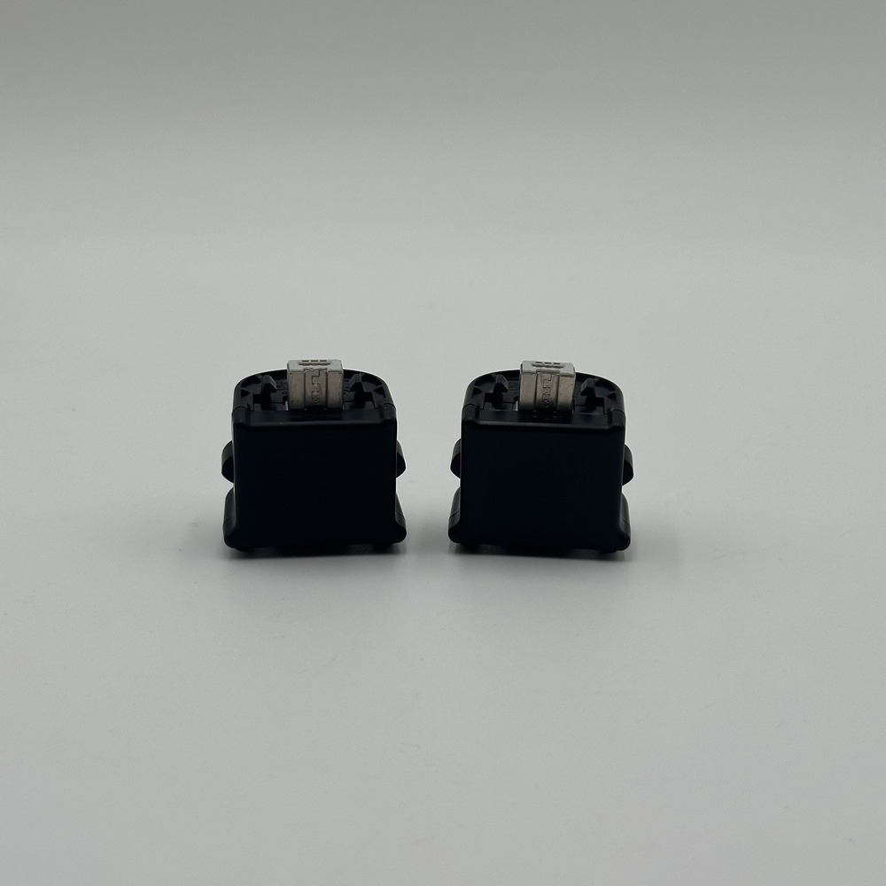2 Nintendo Wii Motion Plus Official OEM Adapter Remote Attachments Black RVL-026